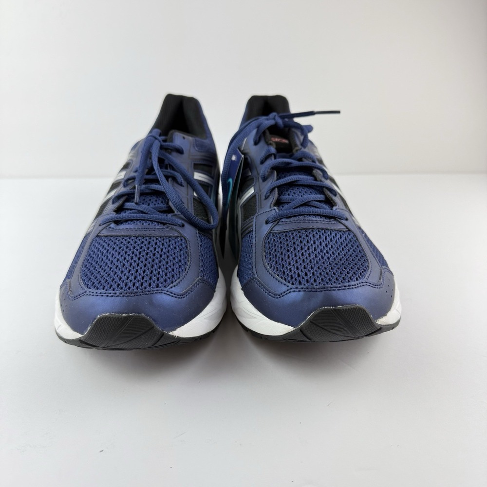 ASICS Gel-Contend 4 Men's Running Shoes Size 13 Blue Silver Red T715N Athletic - Picture 6 of 10
